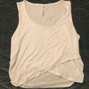 White JoyLab extra large athletic crop top.